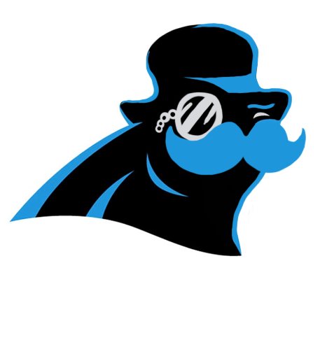Carolina Panthers British Gentleman Logo fabric transfer